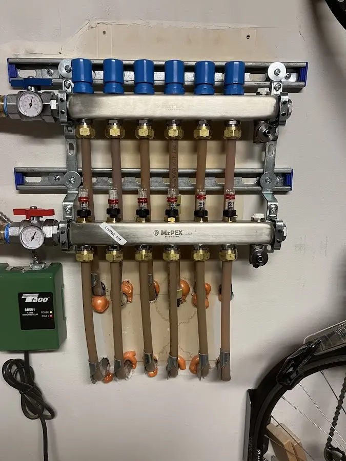 Plumber performing Leak Detection at a residential property in Grove